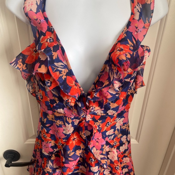 NWT Storia Maui Mini Floral Dress - Picture 8 of 16